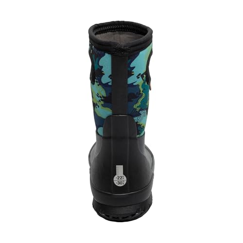Image of BOGS Grasp Kids Waterproof Rain Boots, Insulated Winter Snow Boots | Winter Boots, for Rain, Snow & Mud with Easy Pull-On Handles for Toddlers, Boys & Girls, All-Weather Protection