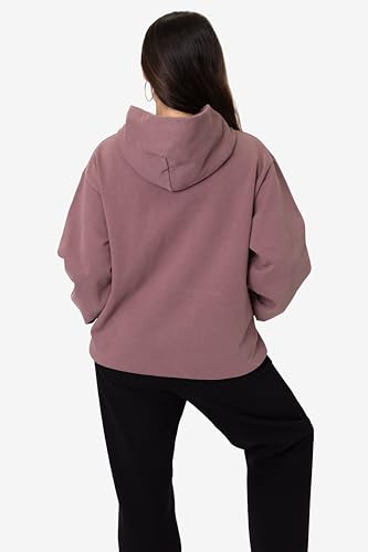 Heavy Fleece Hoodie (Garment Dye) Mauve, Medium3