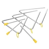 UPKOCH 3セット 三角形パーカッション楽器点 用軽量ミュージックトライアングル 教育用打楽器 明瞭な音色で演奏簡単 持ち運び便利 幼児音