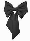 TRHTX Black Satin Bridal Gown Bow Luxury Quinceanera Dresses Bow Big Detachable Bow