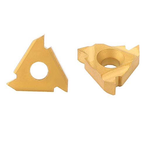 Zuverlässige Hartmetalleinsätze 16IR AG60 Hartmetalleinsatz Wendbarer CNC-Drehmaschineneinsatz für die Stahlgussverarbeitung Packung mit 10 Einsatzklingen