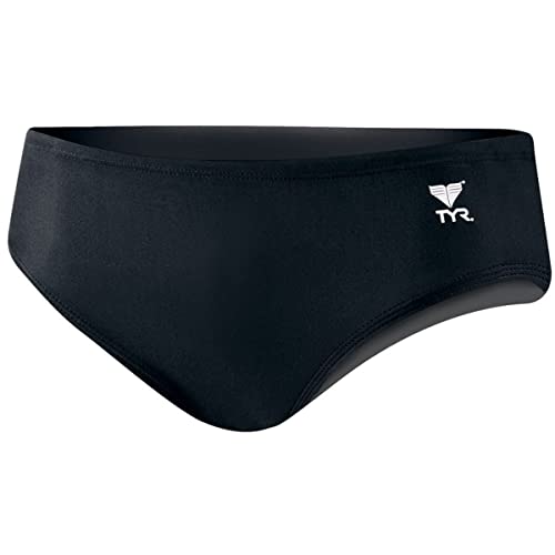 Maillot de bain garçon TYR Sport Solid Racer noir 28 slip de natation sport