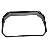 Protection de visière de tableau de bord d'instrument : le protecteur d'écran lcd est conçu pour éviter les rayures et les dommages causés par les uv, en maintenant la clarté et la visibilité de l'écran, protection du pare-soleil