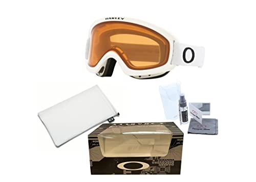Oakley O-Frame 2.0 Pro L Oo7124 Matte White W Persimmo Ski Goggles For Men For Women + Bundle With Designer Iwear Eyewear Kit #TOP2