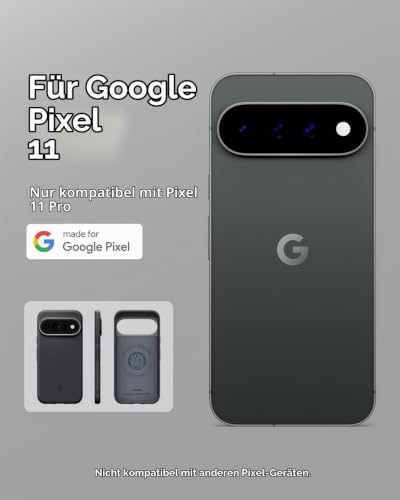 Spigen NanoPop MagFit Hülle für Google Pixel 11 Pro -Black Sesame – Ansicht 2
