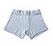 ORGANICKID Boys 100% Organic 100% Cotton Underwear GOTS Certified Kids Toddler Boxer Briefs Pack of 3 Blue