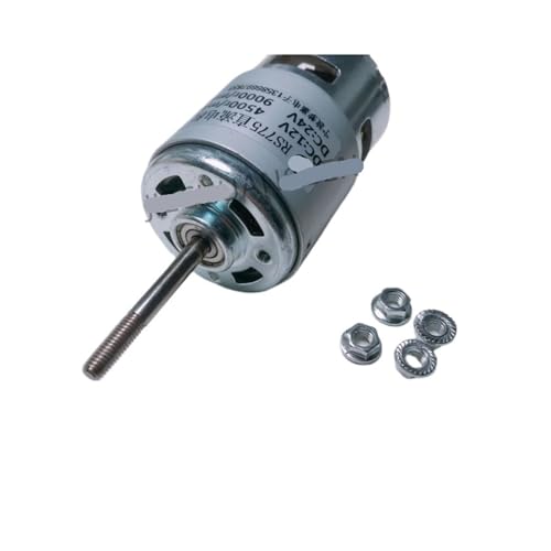 Moteur RS-775 12V 24V à double arbre long fileté et 3000 à 20000 TR/Min