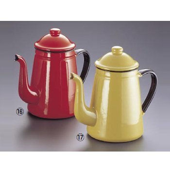 Amazon｜コーヒーポット #11 赤 ホーロー キリン印 1.0L （リットル 