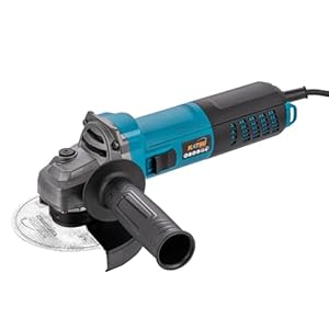 KATSU Tools Krachtige elektrische haakse slijper met borstelloze kabel, 1600 W (max), 115 mm, slanke behuizing, borstelloze motor, licht, voor superieure prestaties en duurzaamheid