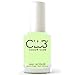 Color Club Nail Lacquer Anything But Basic, Whatever Forever Collection, Neon Light Green Color .5 fl oz (15 mL)