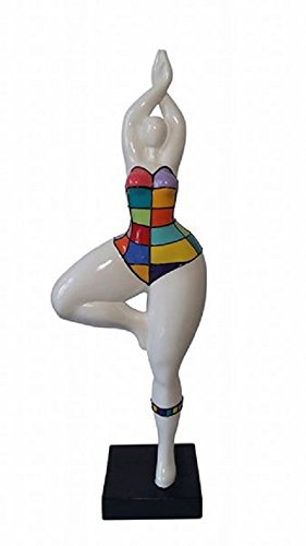 Laure TERRIER Statue woman style of Nanas Niki de Saint Phalle, Model Nella decoration, UNIQUE PIECE! H52cm