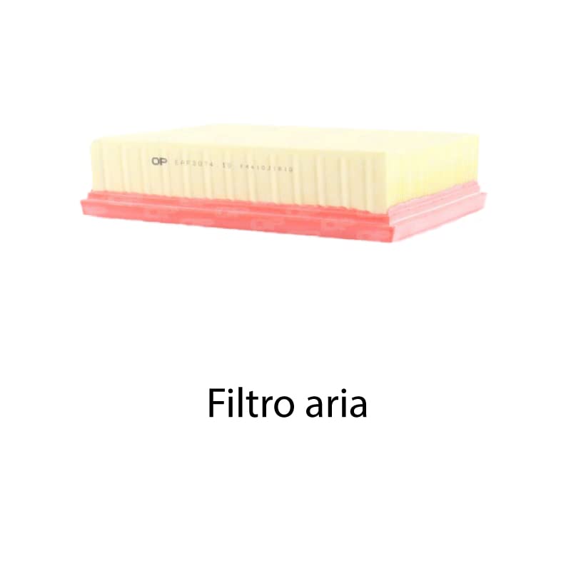 Kit tagliando + 5L olio Q8 per Classe A W169 A150/A160/A170/A180/A200 benzina (2004-2012)