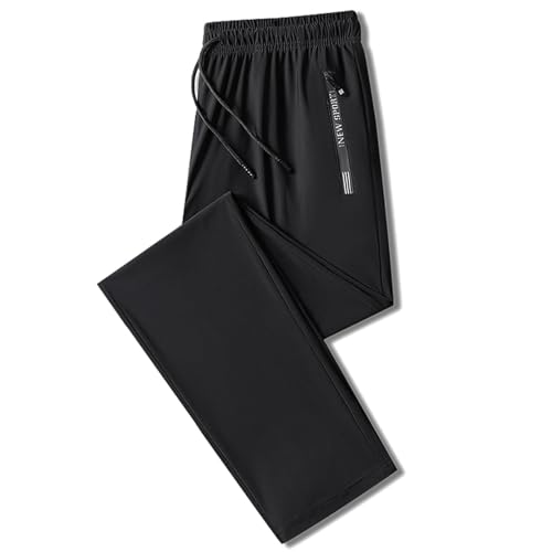Manlira Easeflexor - Unisex Ultra Stretch Quick Drying Pants, Comfysfit Stretch Quick Drying Pants (Black-A,Medium)