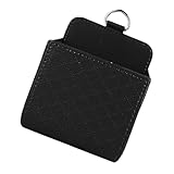 TOYZFRIENDY Auto Lüftungsschlitz Organizer Tasche mit Sicherem Halt Kompakt für Münzen und Kleinteile Platzsparend Minimalistisches Design Passend für Autositze zwischen Sitzen
