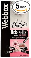 Webbox Lickelix Salmon 5pk – 5 15g sachets