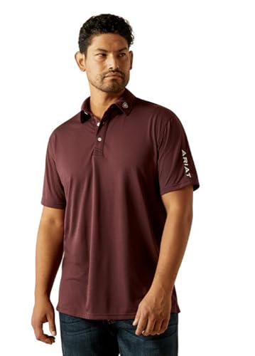 Ariat Mens Halogen Blue Team Logo Polo