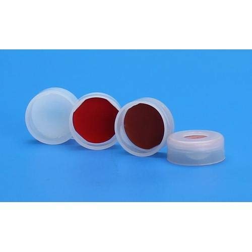 J.G. Finneran Associates 5210-13, Clear Snap Cap, 10mil PTFE, Lined (2 Packs of 1000 pcs)