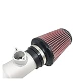 Kit de admisión de aire frío de tubo de aluminio 70/76/80MM con filtro de aire de alto flujo Compatible for BMW E46 E60 E90 3 Series 5 Series (Color : 70MM)