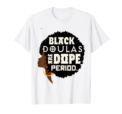 Black Doulas sind cool, kompromisslos dope Doula, Retro T-Shirt