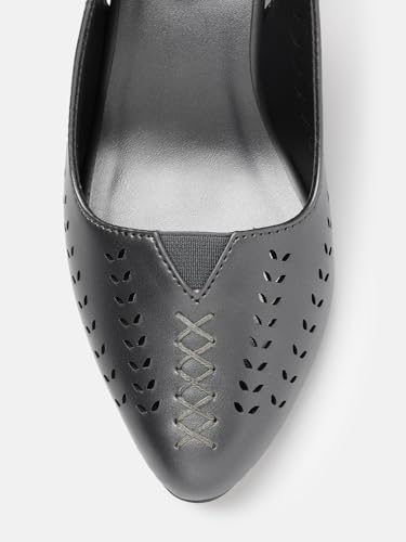 Image of Marc Loire Women Pointed Toe Block Heel Sandal for Office Wear