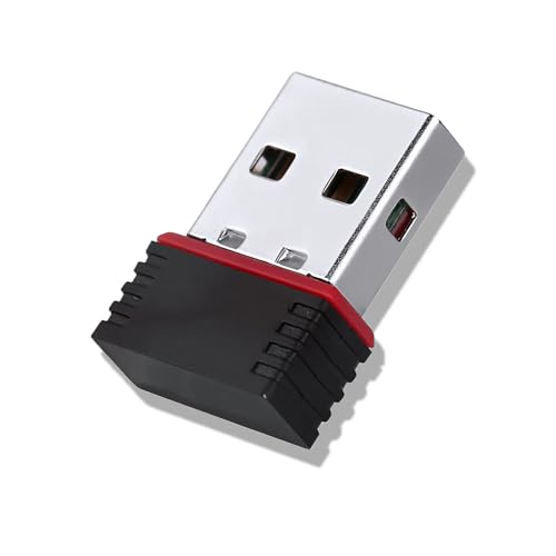 VGE USB WLAN Stick 150Mbps High Speed, WLAN Adapter für PC/Laptop/Smart TV, Dual-Mode (Empfänger/AP), WPA2 Sicherheit, Plug & Play, Kompatibel mit Windows 11/10/8/7/XP, Mac, Linux