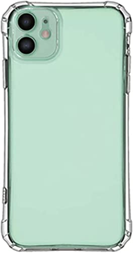 Coque iPhone 11 contre les chutes et rayures d'objectif avec silicone TPU transparent