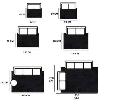 Tapete grande lavable para habitación infantil espacio miniatura 4