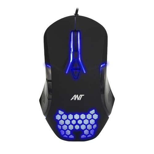 Image of Ant G30 Gaming Mouse, Wired Mouse with RGB Backlit and Adjustable DPI, Ergonomic Office Laptop Mouse, Computer Gamer Mouse with 7 Responsive Buttons for Windows /Mac /Linux /Chrome