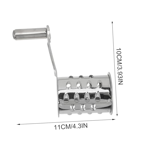 Rallador giratorio manual Alipis acero inoxidable 2 piezas miniatura 3