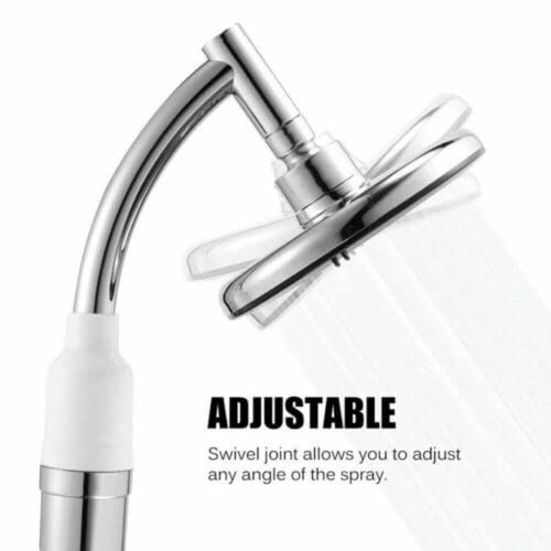 Pommeau de douche 6 pouces filtrant pour éliminer le calcaire et économiser l'eau