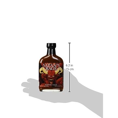 Satan's Rage Ghost Pepper Hot Sauce 5.7oz