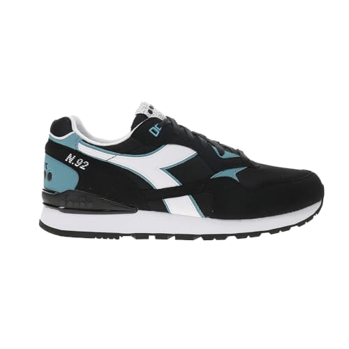 Diadora Mens N.92 Lace Up Sneakers Shoes Casual - Black, Blue