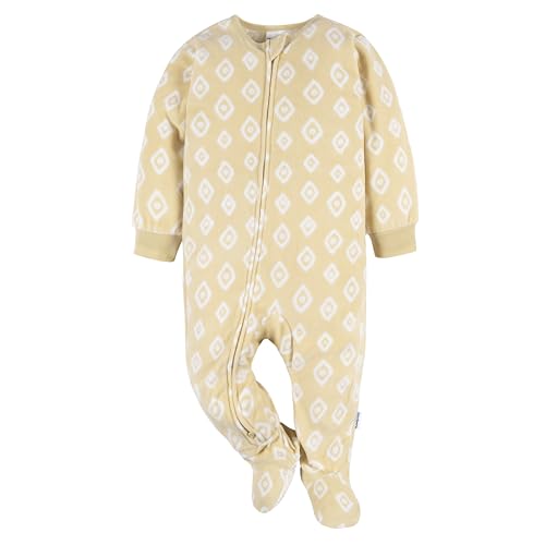 Image of Gerber Baby Boys & Girls 3-Pack Fleece Footed Pajamas