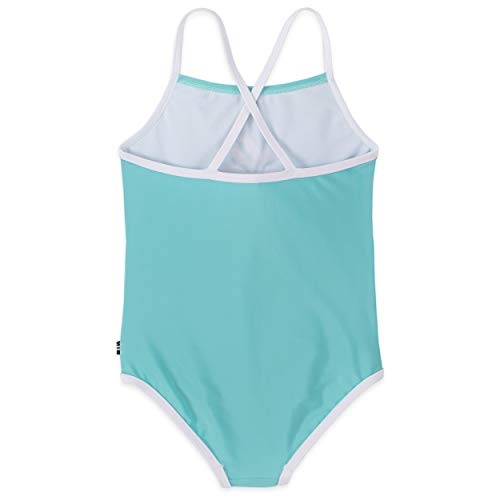 Image of Nautica Girls One-Piece Swimsuit with UPF 50+ Sun Protection, Quick Drying Bathing Suit