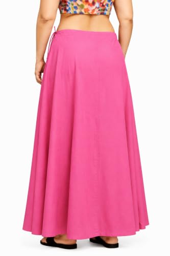 Image of CITIX Pure Cotton Petticoat for Women's Saree | Adjustable Drawstring Waist