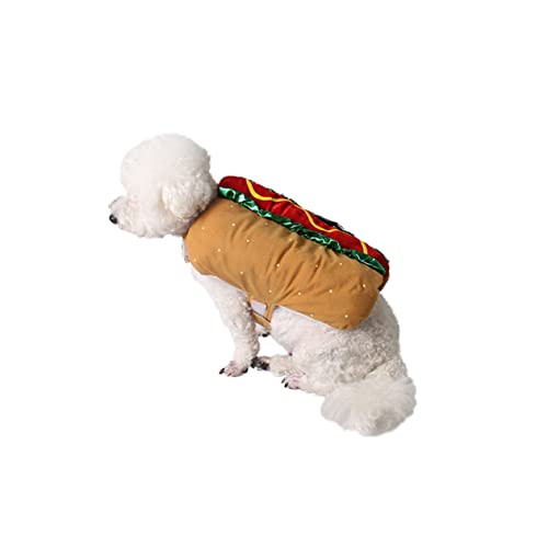 Disfraz para perros Toddmomy tamaño XXL color naranja miniatura 6