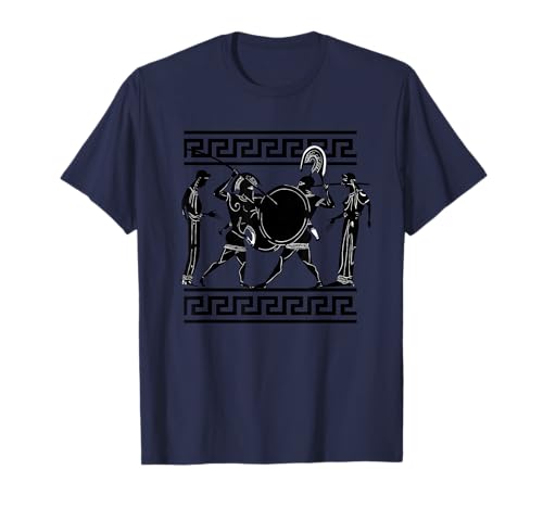 Guerriers combattant des amphores de la Grèce antique T-Shirt