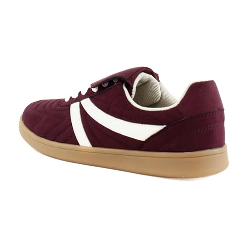 Steve Madden Women's Women's Madrid Sneaker, Burgundy, 8.53