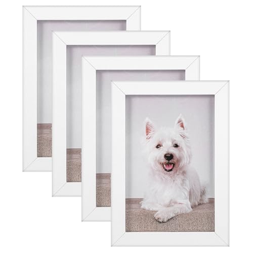 4 Pack Picture Frame 7 x 5 Photo Frames Tabletop