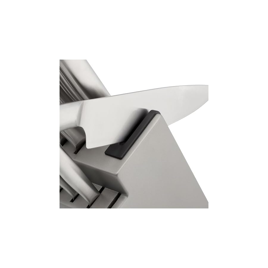 KitchenAid-Gourmet-Knife-Block-Set-with-Built-in-Sharpener-15-Piece-Stainless-Steel KitchenAid Gourmet Knife Block Set with Built-in Sharpener, 15-Piece, Stainless Steel