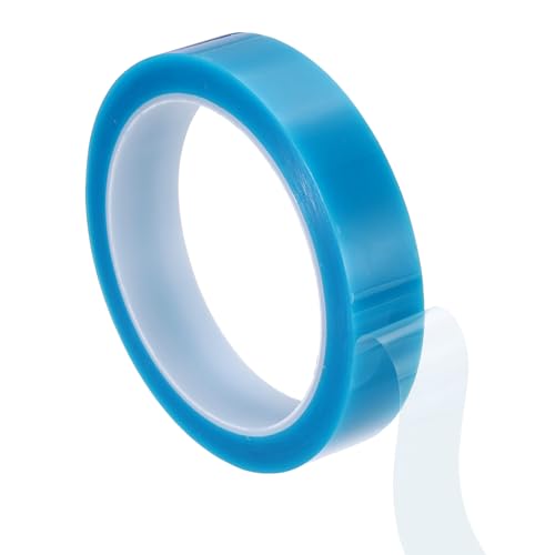 Image of PATIKIL 20mm x 50m Refrigerator Tape PET Fridge Non-Residual Adhesive Tape for Fixing Drawer Refrigerator Air Conditioner Printer Sky Blue