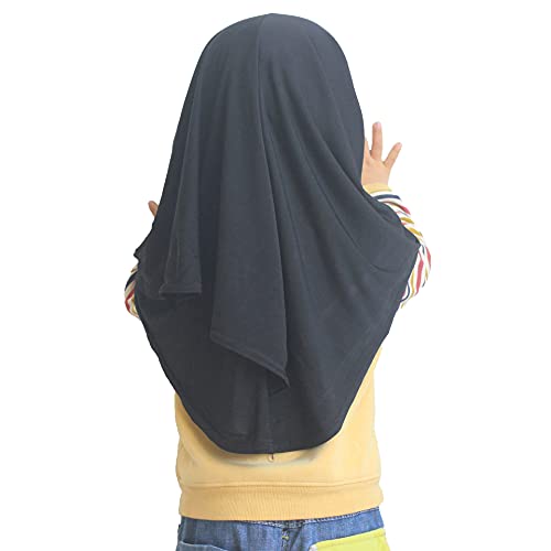 One piece Baby Kids Muslim Islamic Scarf Hijab for Little Girls Ready to Wear3