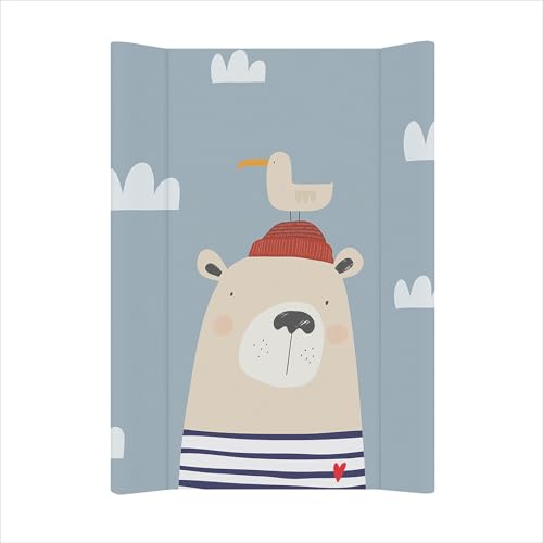 Rotho Babydesign Sous-tapis de Change Keil 50 x 70 cm - Bär Ahoi
