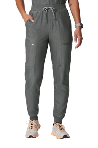 Fabletics Women's High Rise Active Scrub Jogger - MotionTech, 4-Way Stretch, Pocket-Packed, Lightweight, Semi-Slim Fit