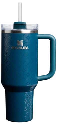 Image of STANLEY Quencher H2.0 Tumbler with Handle and Straw 40 oz | Flowstate 3-Position Lid | Cup Holder Compatible for Travel | Insulated Stainless Steel Cup | BPA-Free | Ponderosa Star