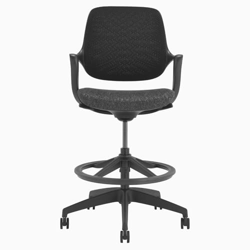 Desky Evoque Low Back Office Chair Black Drafting  Review