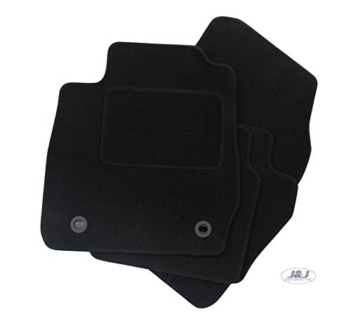 Tapis de sol Ford Fiesta 7 avec base antidérapante et talonnette renforcée en velours