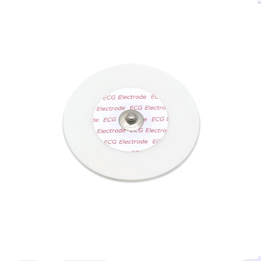 SinoK Compatible Disposable ECG/EKG Adhesive Button Electrode Pad