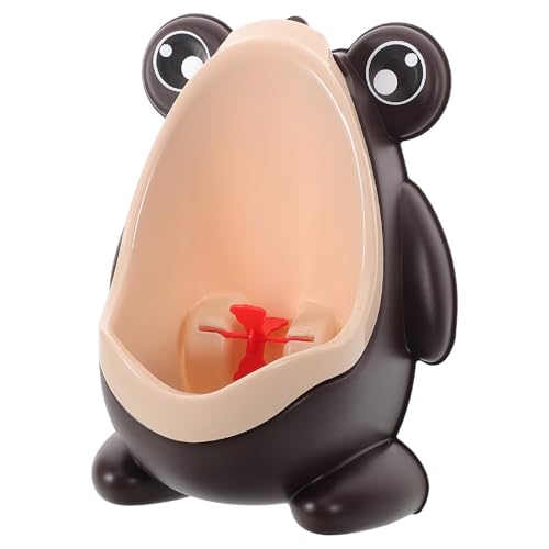 Alipis Orinal Infantil de Pared Forma de Rana Urinario de Entrenamiento para Orinar Altura Ajustable Función Antisalpicaduras Desmontable y Fácil de Limpiar para Pequeños en Baño