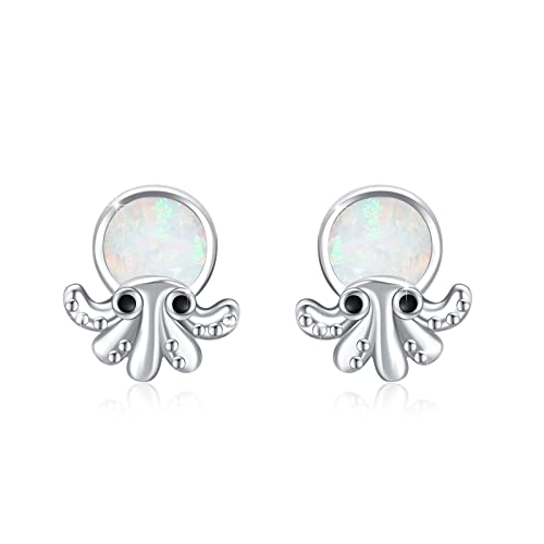 Pendientes de plata 925 de ballena y tortuga marina para mujer